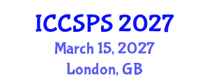International Conference on Computer Science, Programming and Security (ICCSPS) March 15, 2027 - London, United Kingdom