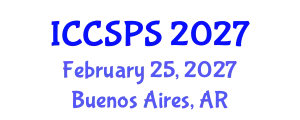 International Conference on Computer Science, Programming and Security (ICCSPS) February 25, 2027 - Buenos Aires, Argentina