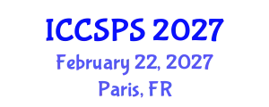 International Conference on Computer Science, Programming and Security (ICCSPS) February 22, 2027 - Paris, France