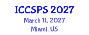 International Conference on Computer Science, Programming and Security (ICCSPS) March 11, 2027 - Miami, United States
