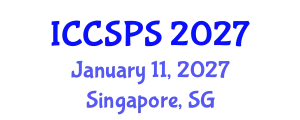 International Conference on Computer Science, Programming and Security (ICCSPS) January 11, 2027 - Singapore, Singapore