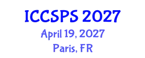 International Conference on Computer Science, Programming and Security (ICCSPS) April 19, 2027 - Paris, France
