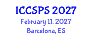 International Conference on Computer Science, Programming and Security (ICCSPS) February 11, 2027 - Barcelona, Spain