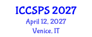 International Conference on Computer Science, Programming and Security (ICCSPS) April 12, 2027 - Venice, Italy