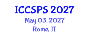 International Conference on Computer Science, Programming and Security (ICCSPS) May 03, 2027 - Rome, Italy
