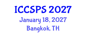 International Conference on Computer Science, Programming and Security (ICCSPS) January 18, 2027 - Bangkok, Thailand