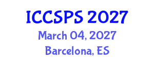 International Conference on Computer Science, Programming and Security (ICCSPS) March 04, 2027 - Barcelona, Spain