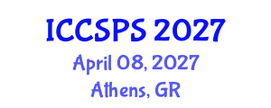 International Conference on Computer Science, Programming and Security (ICCSPS) April 08, 2027 - Athens, Greece