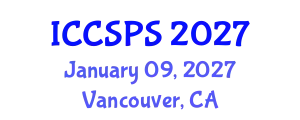 International Conference on Computer Science, Programming and Security (ICCSPS) January 09, 2027 - Vancouver, Canada