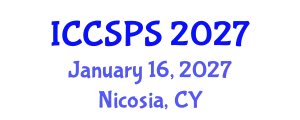 International Conference on Computer Science, Programming and Security (ICCSPS) January 16, 2027 - Nicosia, Cyprus
