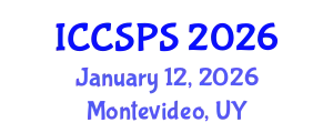 International Conference on Computer Science, Programming and Security (ICCSPS) January 12, 2026 - Montevideo, Uruguay