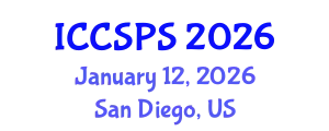 International Conference on Computer Science, Programming and Security (ICCSPS) January 12, 2026 - San Diego, United States