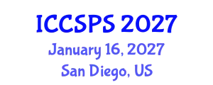 International Conference on Computer Science, Programming and Security (ICCSPS) January 16, 2027 - San Diego, United States