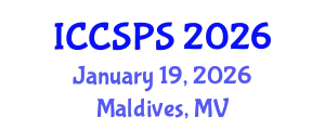 International Conference on Computer Science, Programming and Security (ICCSPS) January 19, 2026 - Maldives, Maldives