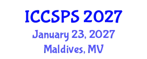 International Conference on Computer Science, Programming and Security (ICCSPS) January 23, 2027 - Maldives, Maldives