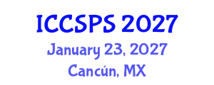 International Conference on Computer Science, Programming and Security (ICCSPS) January 23, 2027 - Cancún, Mexico