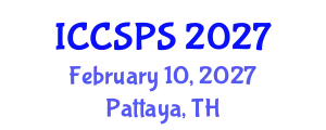 International Conference on Computer Science, Programming and Security (ICCSPS) February 10, 2027 - Pattaya, Thailand