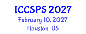 International Conference on Computer Science, Programming and Security (ICCSPS) February 10, 2027 - Houston, United States