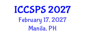 International Conference on Computer Science, Programming and Security (ICCSPS) February 17, 2027 - Manila, Philippines