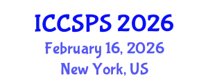 International Conference on Computer Science, Programming and Security (ICCSPS) February 16, 2026 - New York, United States