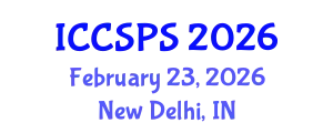 International Conference on Computer Science, Programming and Security (ICCSPS) February 23, 2026 - New Delhi, India