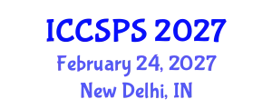 International Conference on Computer Science, Programming and Security (ICCSPS) February 24, 2027 - New Delhi, India