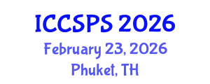 International Conference on Computer Science, Programming and Security (ICCSPS) February 23, 2026 - Phuket, Thailand