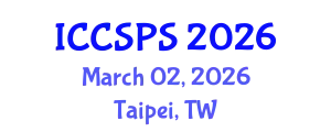 International Conference on Computer Science, Programming and Security (ICCSPS) March 02, 2026 - Taipei, Taiwan