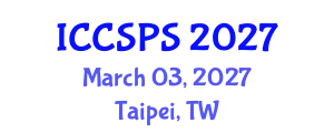 International Conference on Computer Science, Programming and Security (ICCSPS) March 03, 2027 - Taipei, Taiwan