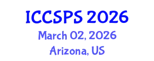 International Conference on Computer Science, Programming and Security (ICCSPS) March 02, 2026 - Arizona, United States