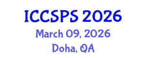International Conference on Computer Science, Programming and Security (ICCSPS) March 09, 2026 - Doha, Qatar