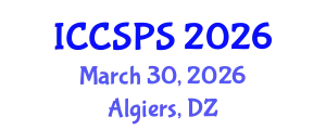 International Conference on Computer Science, Programming and Security (ICCSPS) March 30, 2026 - Algiers, Algeria