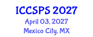 International Conference on Computer Science, Programming and Security (ICCSPS) April 03, 2027 - Mexico City, Mexico