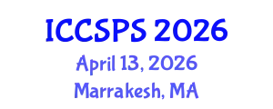 International Conference on Computer Science, Programming and Security (ICCSPS) April 13, 2026 - Marrakesh, Morocco