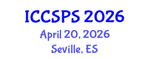 International Conference on Computer Science, Programming and Security (ICCSPS) April 20, 2026 - Seville, Spain