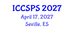 International Conference on Computer Science, Programming and Security (ICCSPS) April 17, 2027 - Seville, Spain