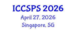 International Conference on Computer Science, Programming and Security (ICCSPS) April 27, 2026 - Singapore, Singapore