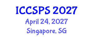 International Conference on Computer Science, Programming and Security (ICCSPS) April 24, 2027 - Singapore, Singapore