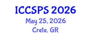 International Conference on Computer Science, Programming and Security (ICCSPS) May 25, 2026 - Crete, Greece