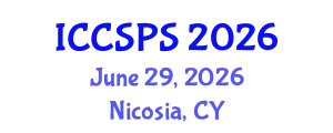 International Conference on Computer Science, Programming and Security (ICCSPS) June 29, 2026 - Nicosia, Cyprus