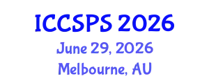 International Conference on Computer Science, Programming and Security (ICCSPS) June 29, 2026 - Melbourne, Australia