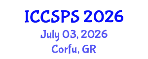 International Conference on Computer Science, Programming and Security (ICCSPS) July 03, 2026 - Corfu, Greece