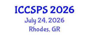International Conference on Computer Science, Programming and Security (ICCSPS) July 24, 2026 - Rhodes, Greece