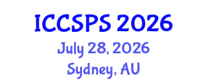 International Conference on Computer Science, Programming and Security (ICCSPS) July 28, 2026 - Sydney, Australia