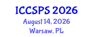International Conference on Computer Science, Programming and Security (ICCSPS) August 14, 2026 - Warsaw, Poland