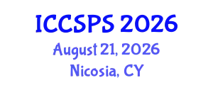 International Conference on Computer Science, Programming and Security (ICCSPS) August 21, 2026 - Nicosia, Cyprus