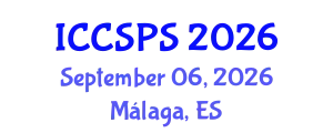 International Conference on Computer Science, Programming and Security (ICCSPS) September 06, 2026 - Málaga, Spain