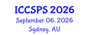International Conference on Computer Science, Programming and Security (ICCSPS) September 06, 2026 - Sydney, Australia