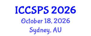 International Conference on Computer Science, Programming and Security (ICCSPS) October 18, 2026 - Sydney, Australia