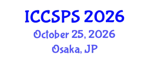 International Conference on Computer Science, Programming and Security (ICCSPS) October 25, 2026 - Osaka, Japan